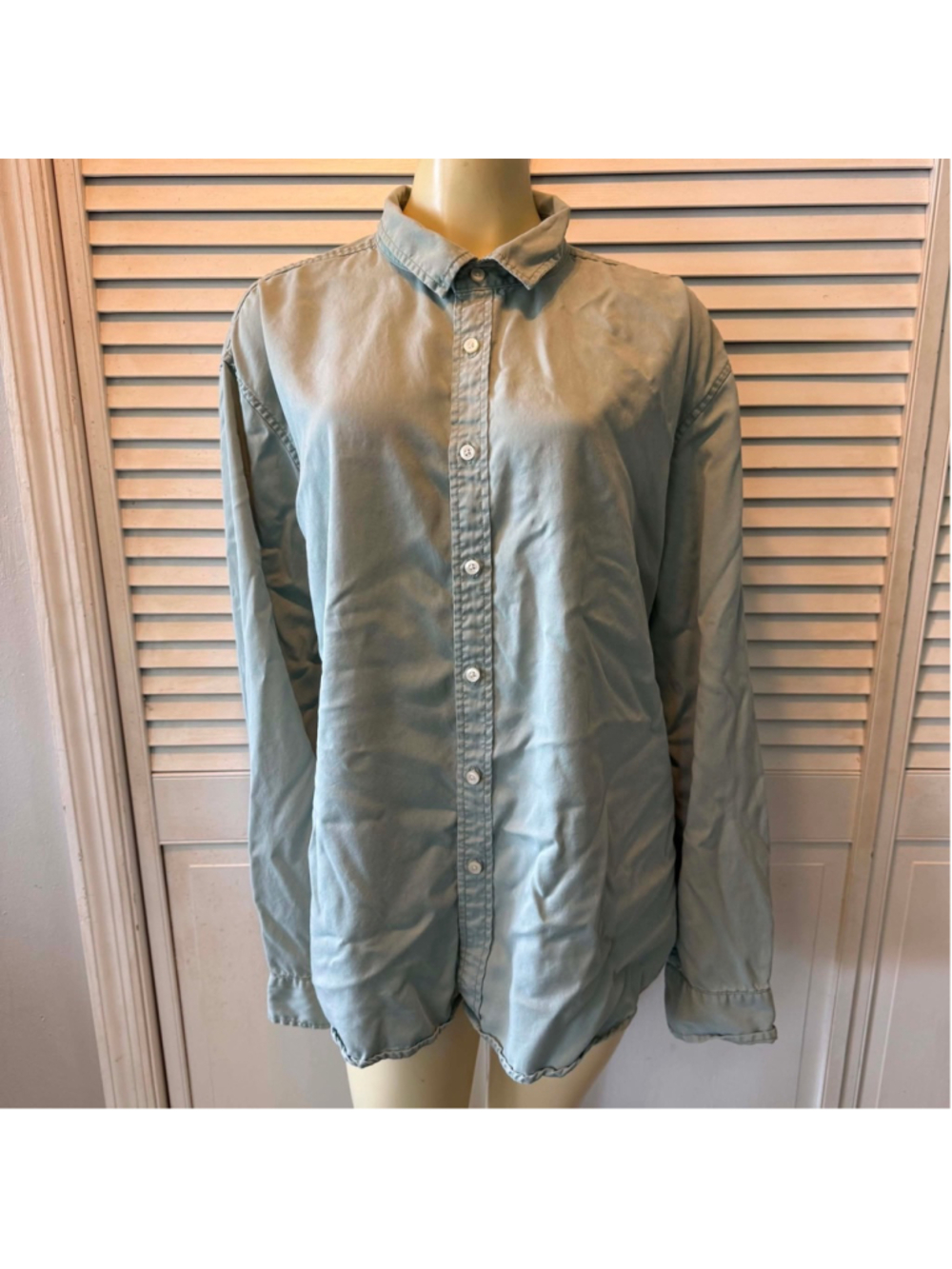 Men's Goodfellow & Co Casual Button Down Shirt XXL Light Green